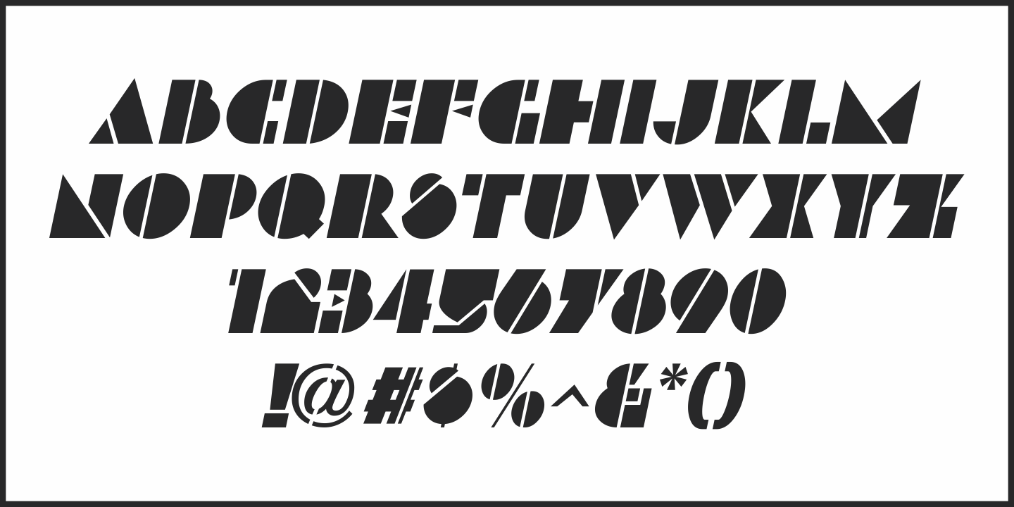 Example font Deco Revisited JNL #2